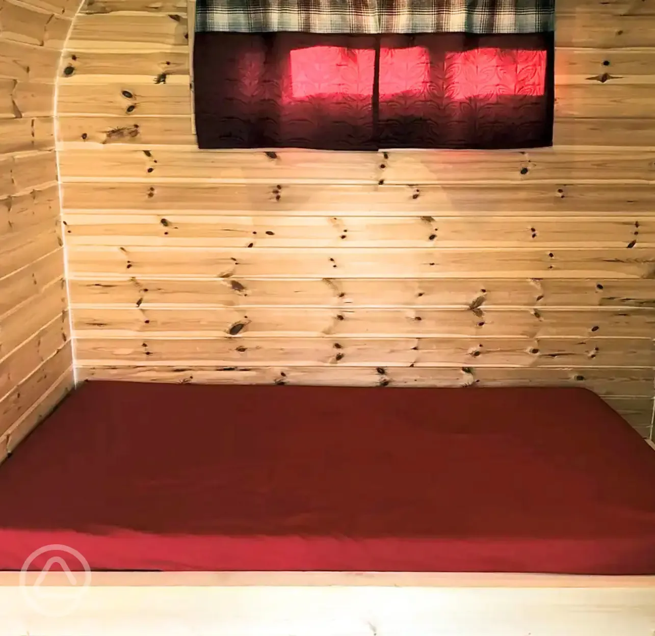 Rambler camping pod interior