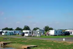Electric grass tent and touring pitches Electric grass tent and touring pitches