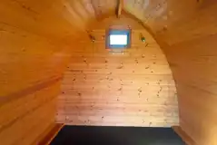Camping pod interior