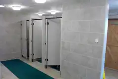 Facilities block with toilets and showers