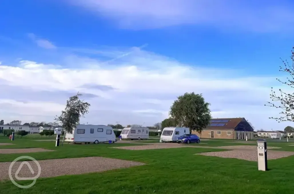 Fully serviced hardstanding pitches