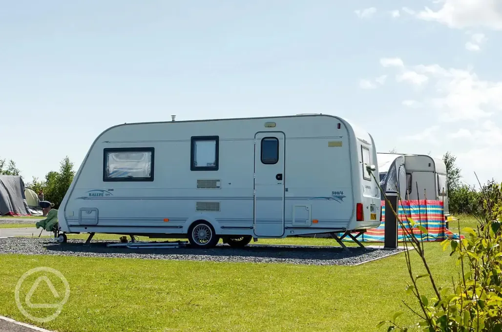 Fully serviced hardstanding pitches
