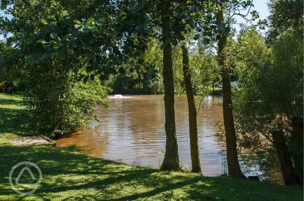 Onsite lake 