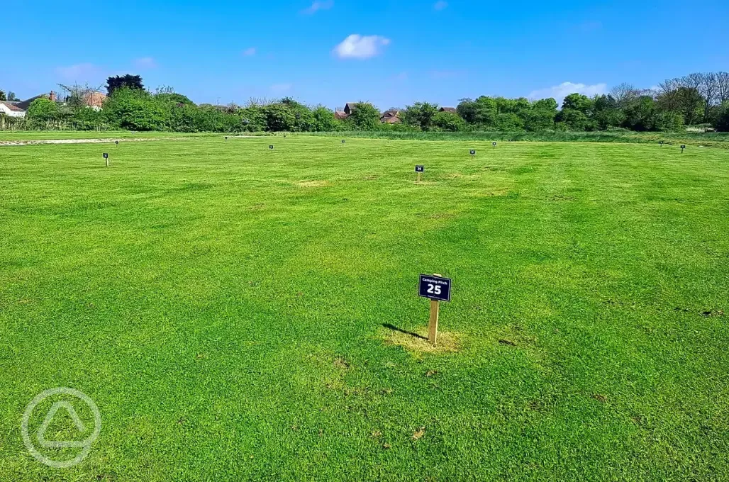 Non electric camping pitches 