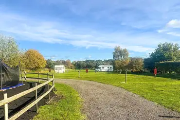 Camping field by the play park