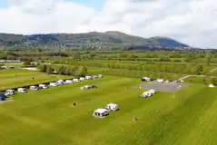 Aerial of the campsite