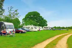 Electric grass touring pitches (8m x 10m)