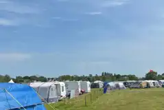 Grass pitches with tents and tourers on