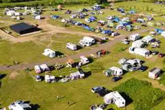Overview of grass pitches for tents and tourers
