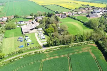 Aerial of Garth Farm Caravan and Camping in Withernsea
