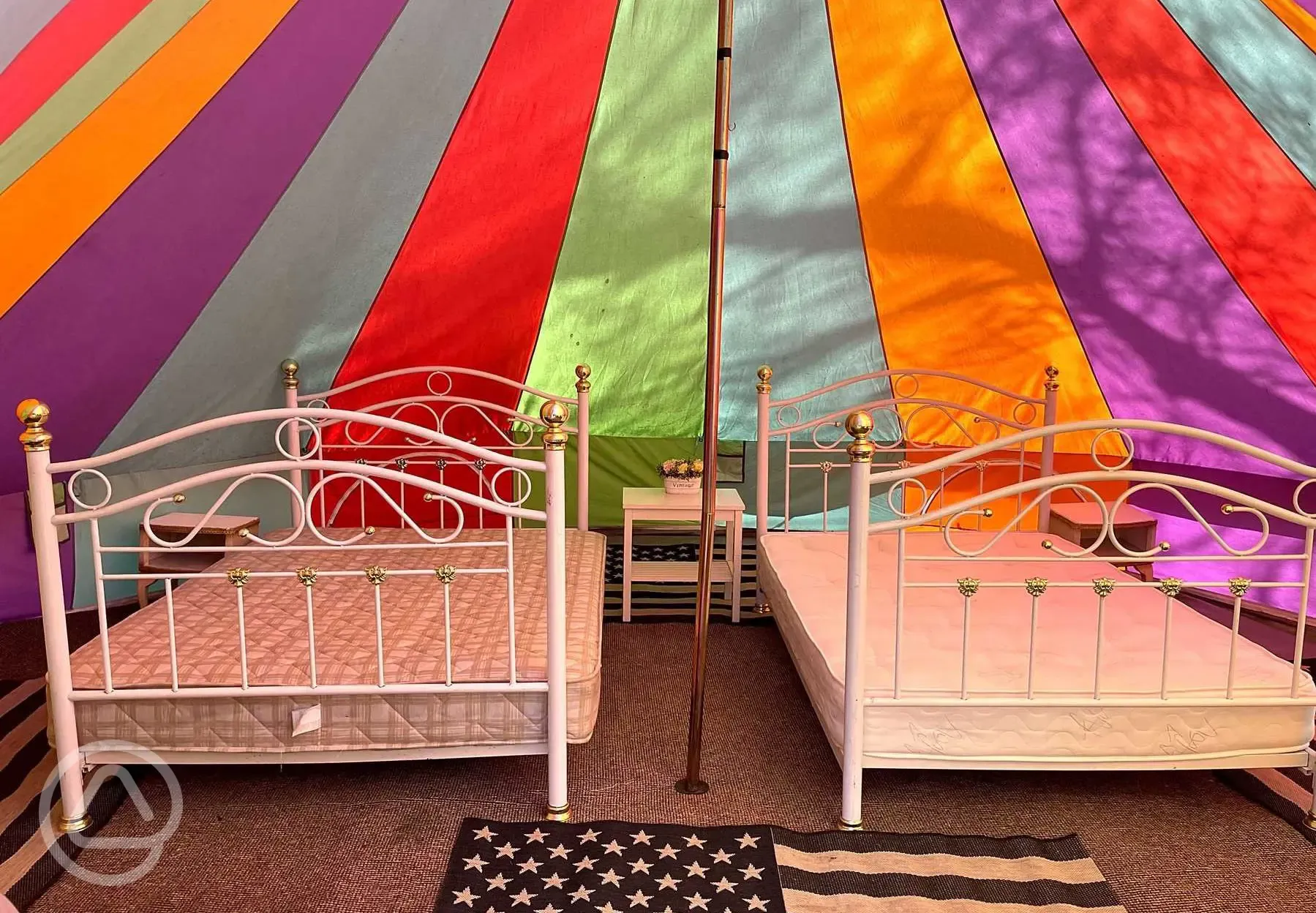 Sgt bell tent interior