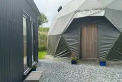 Glamping dome