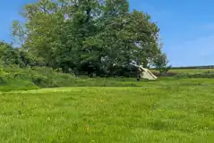 Campion (10m x 8m) non electric grass tent pitch with valley views