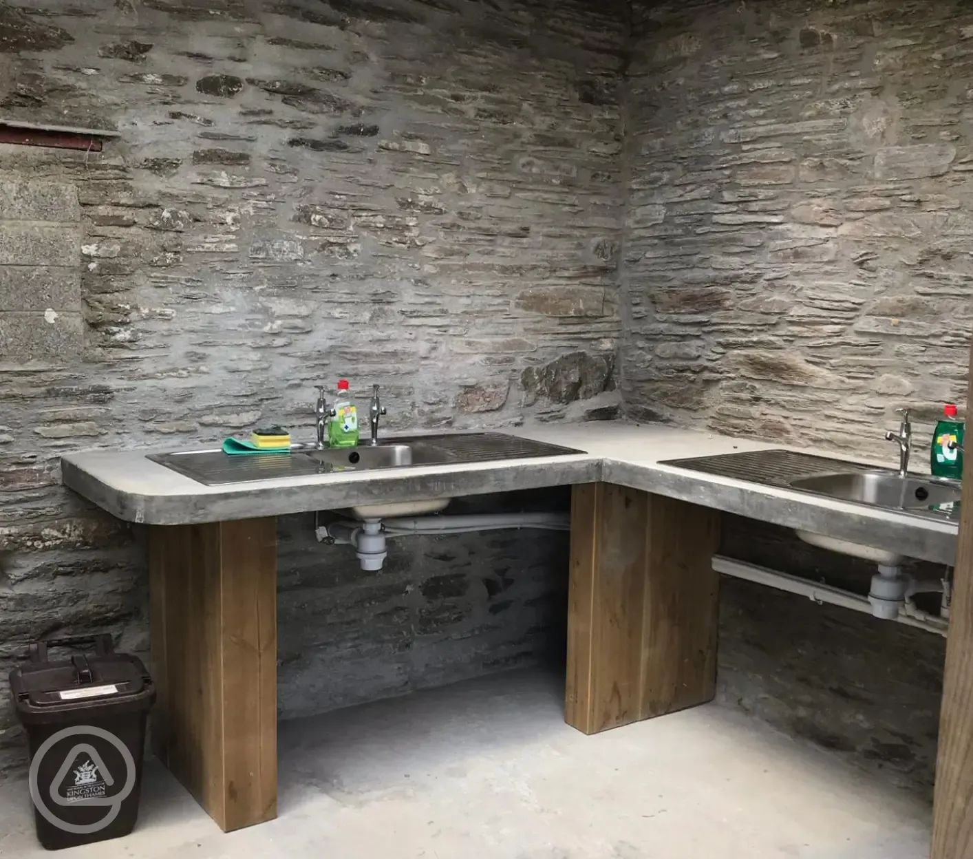 Shared facilities - washing up area