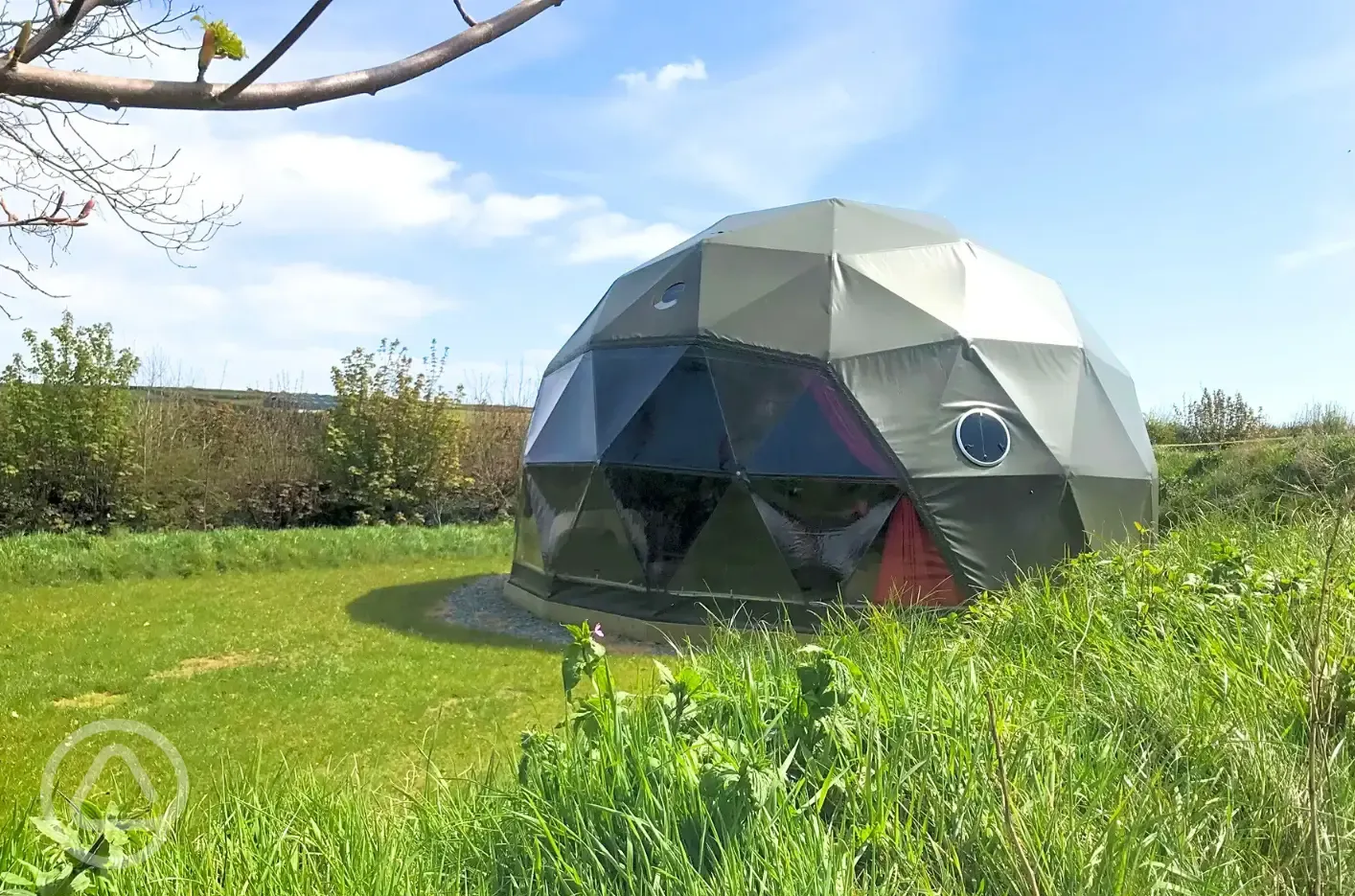 Glamping dome