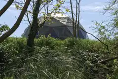 Glamping dome