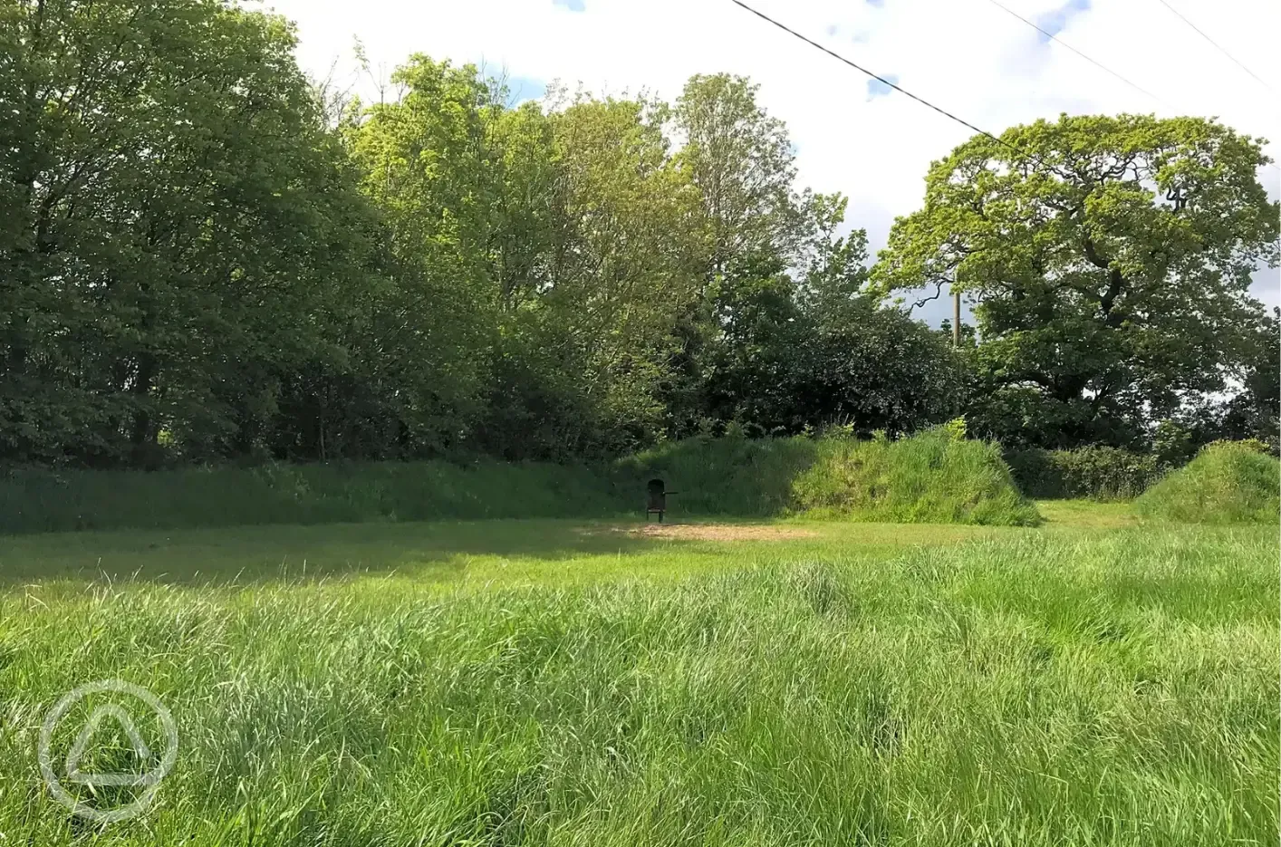 Hedgehog non electric grass tent pitch