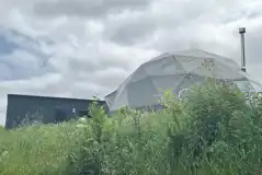 Glamping dome