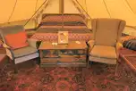 Bell tent interior
