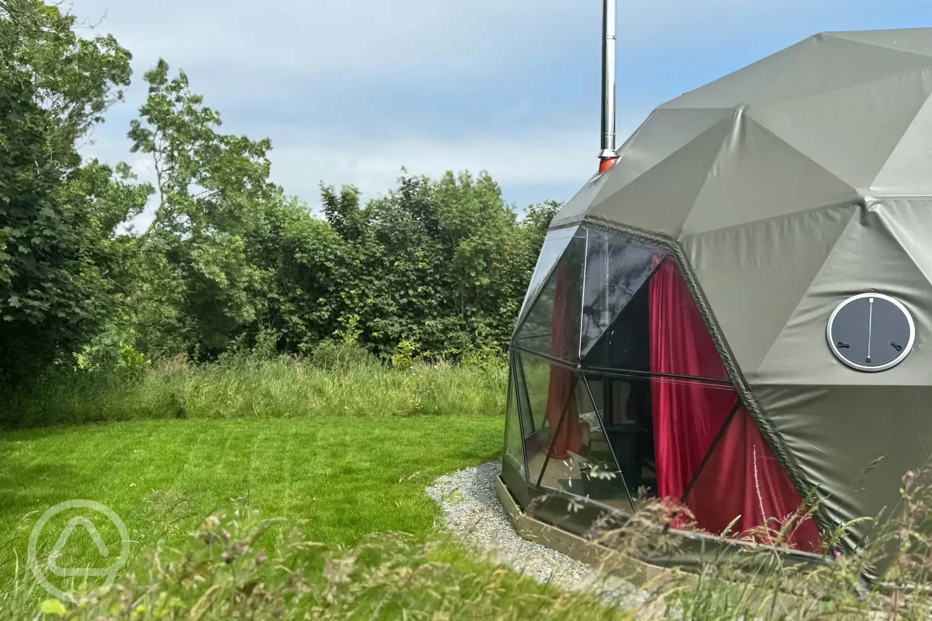 Glamping dome