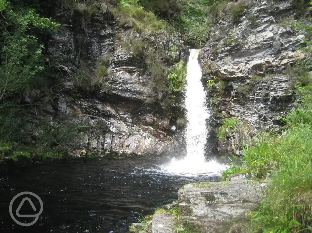 Waterfall in Galloway Forest Park