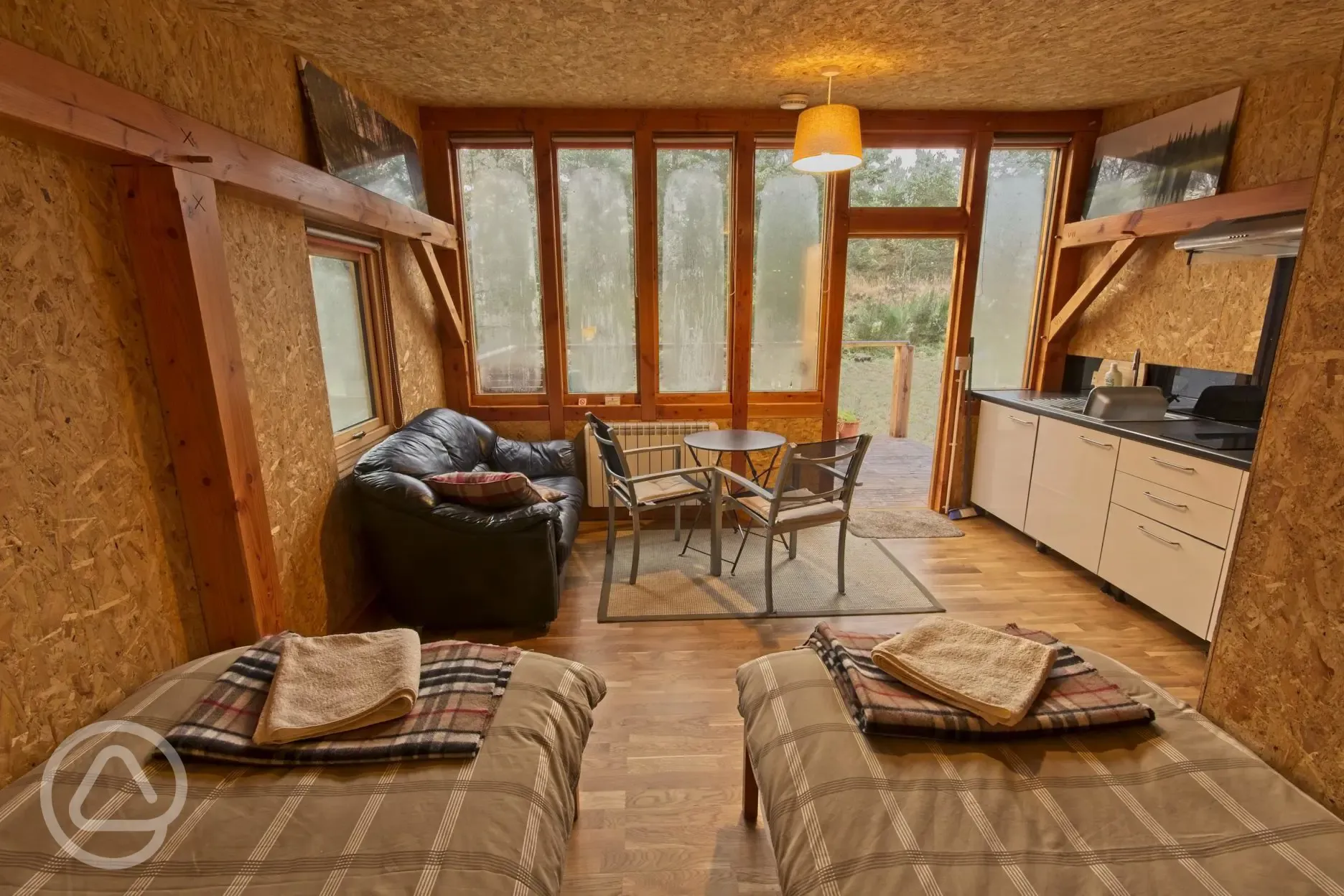 Microlodge interior