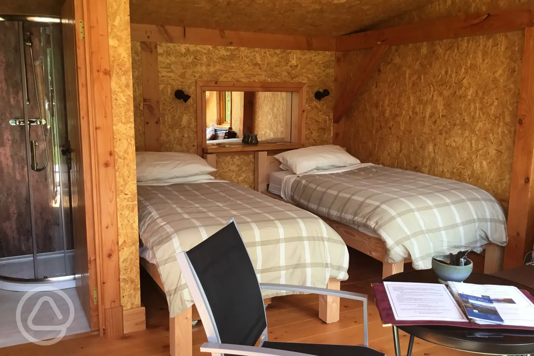 Microlodge bedroom