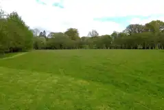 Non electric grass tent pitches
