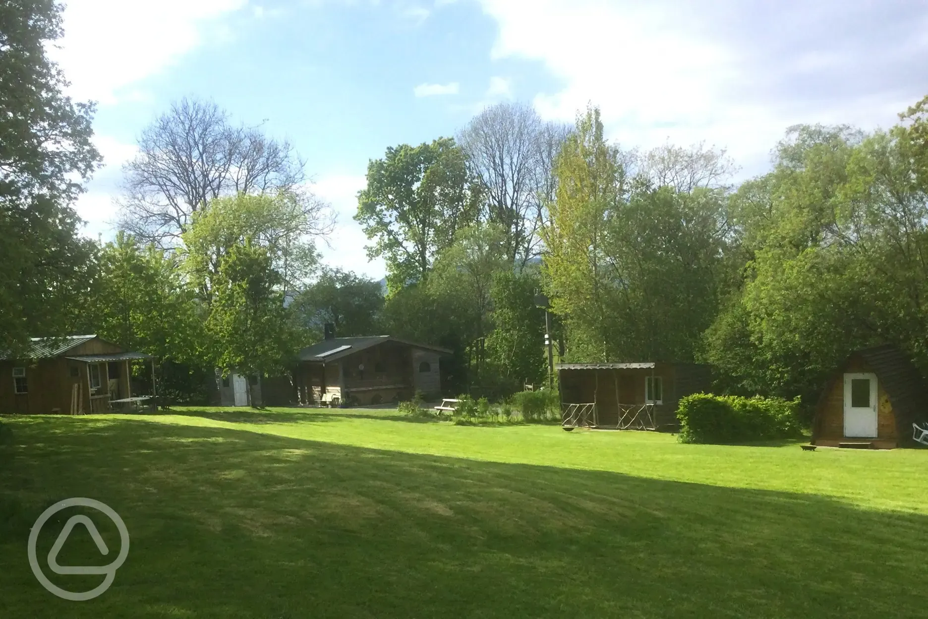 Overview of Irfon Valley Pods and Camping