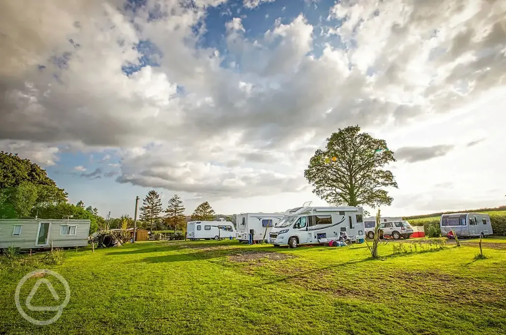 Optional electric grass and hardstanding pitches