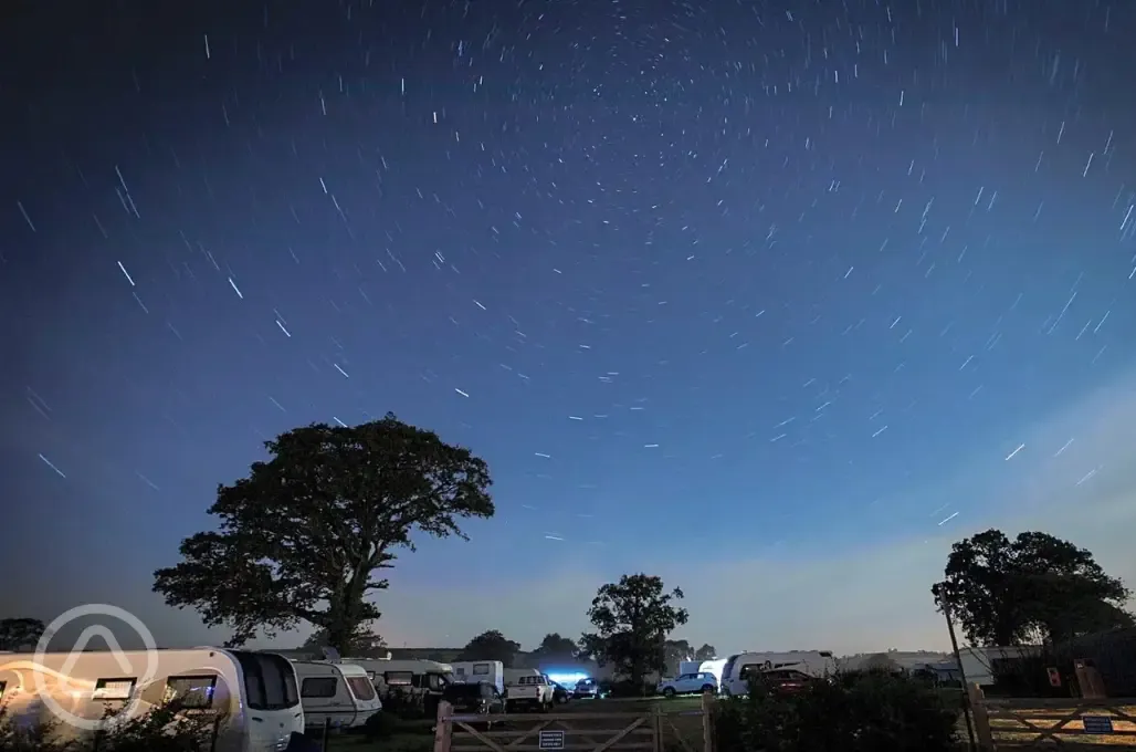 Stargazing at site
