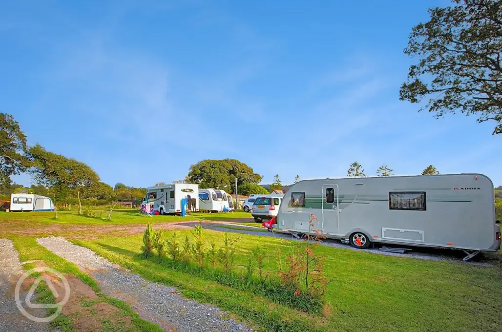 Optional electric grass and hardstanding pitches