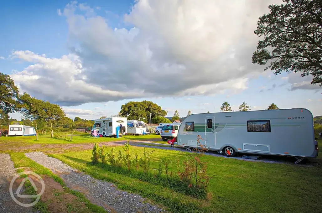 Optional electric grass and hardstanding pitches