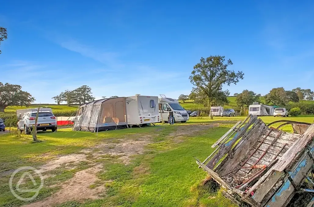 Optional electric grass and hardstanding pitches