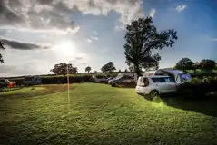Optional electric grass and hardstanding pitches Optional electric grass and hardstanding pitches