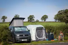 Optional electric grass and hardstanding pitches Optional electric grass and hardstanding pitches