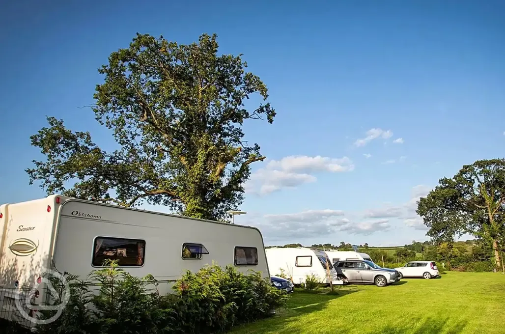 Optional electric grass and hardstanding pitches