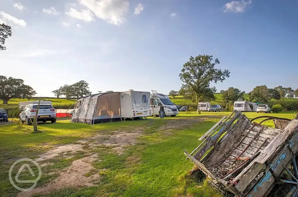 Optional electric grass and hardstanding pitches