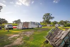 Optional electric grass and hardstanding pitches Optional electric grass and hardstanding pitches