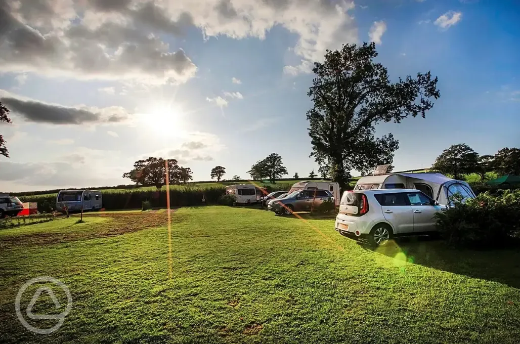 Optional electric grass and hardstanding pitches