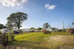 Optional electric grass and hardstanding pitches Optional electric grass and hardstanding pitches