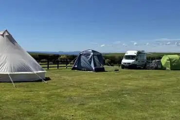 Grass pitches for tents and tourers at Rainbolts Hill Farm