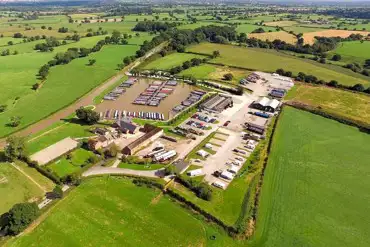 Aerial of the site