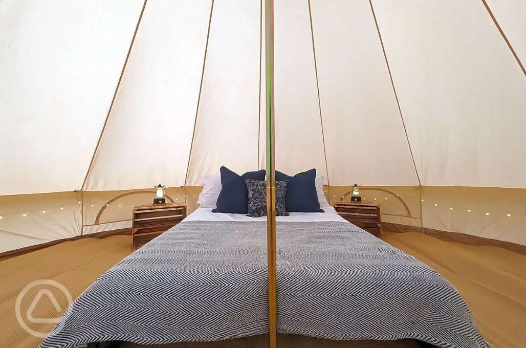 Bell tent interior