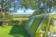 Electric grass tent pitches with 16 amp hook ups