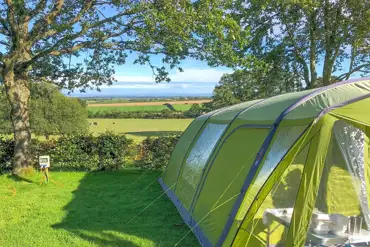 Electric grass tent pitches with 16 amp hook ups