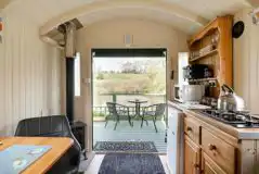 Roach shepherd's hut interior