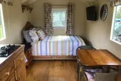 Roach shepherd's hut interior