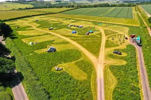 Rowbury Farm Camping, Goodworth Clatford, Andover, Hampshire (14.5 miles)