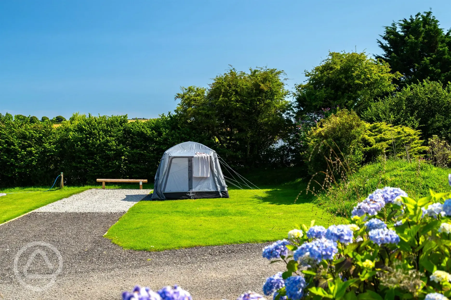 Electric grass and gravel pitches